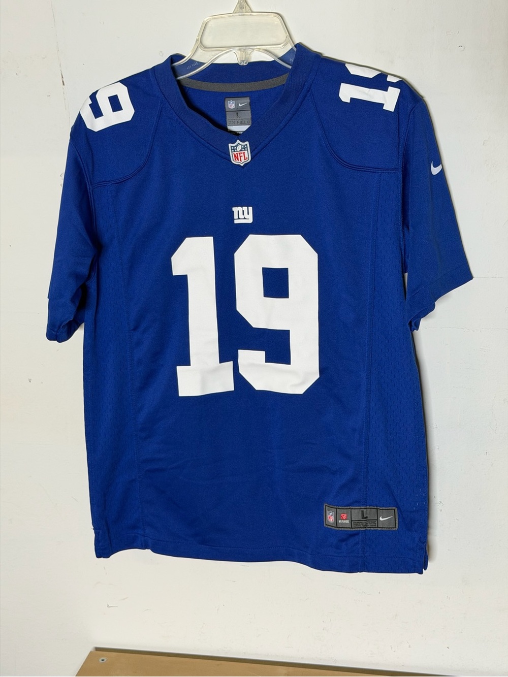Nike New York Giants Kenny Golladay #19 On Field Youth Large Blue Jersey